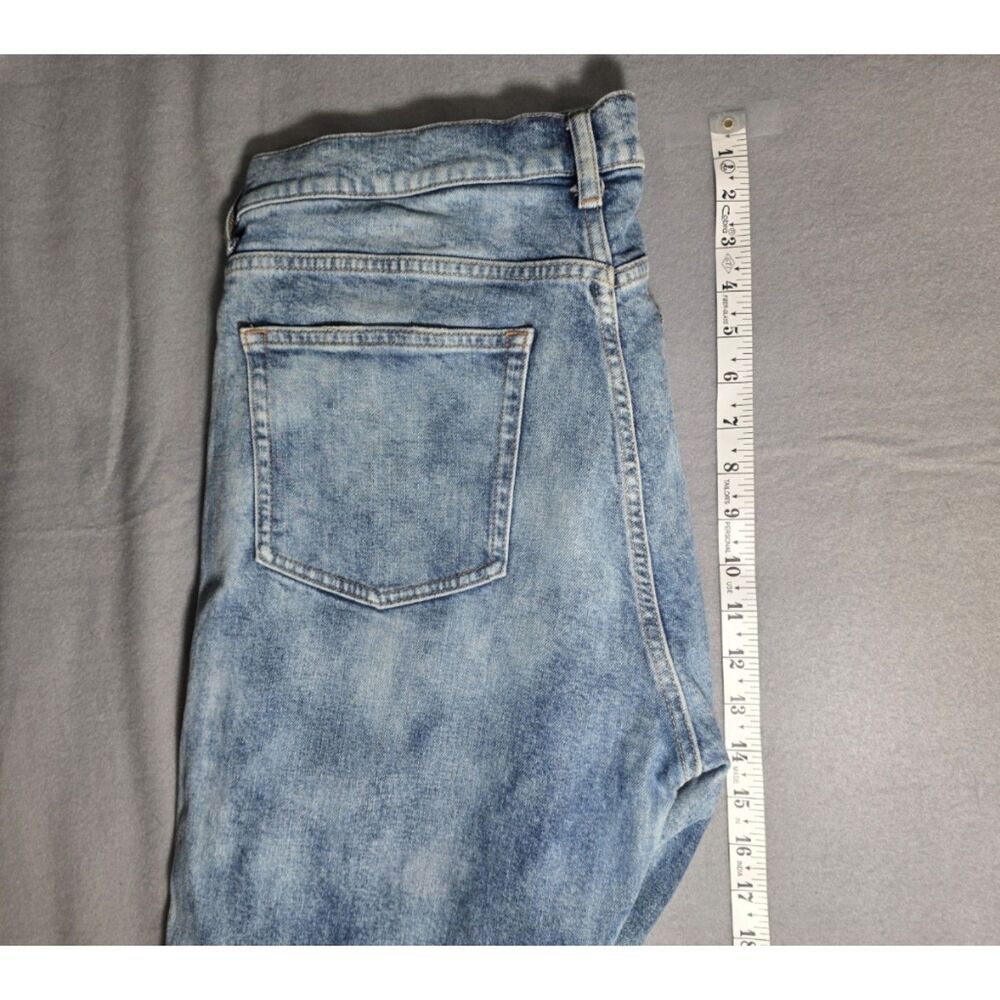 Polo Ralph Lauren Women 32 Tompkins Skinny High Rise Ankle Acid Wash Light Jeans - Picture 6 of 9